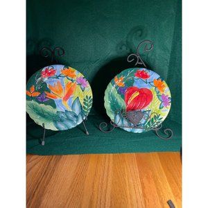 A set of Centrum Aloha Collection Hand Painted Ceramic